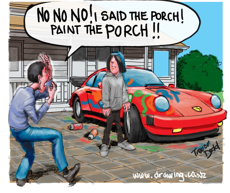 Paint the Porsche